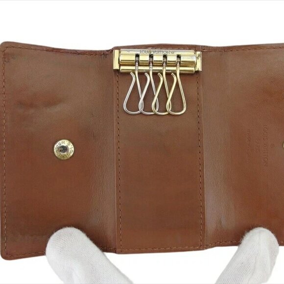 LOUIS VUITTON Key Case Verni Bronze () Patentorza-Authentic USED - Picture 6 of 9